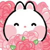 Стикер 7 Taicut Mini Emoji Bunny смайлы с зайчиком