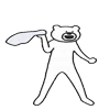 Стикер 9 Takadabear