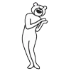 Стикер 24 Takadabear