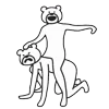 Стикер 23 Takadabear