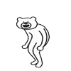 Стикер 44 Takadabear