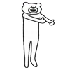 Стикер 12 Takadabear