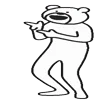 Стикер 2 Takadabear
