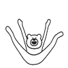 Стикер 3 Takadabear