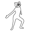 Стикер 37 Takadabear