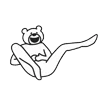 Стикер 39 Takadabear