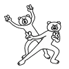 Стикер 36 Takadabear