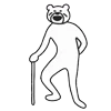 Стикер 41 Takadabear