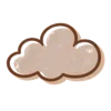 ☁️ Эмодзи «эмодзи смайлы бежевые» для Telegram