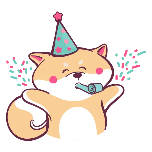 🥳 Эмодзи «Таноши» для Telegram