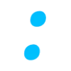 😊 Эмодзи «Голубые буквы, нг иконки» для Telegram