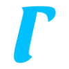 😊 Эмодзи «Голубые буквы, нг иконки» для Telegram