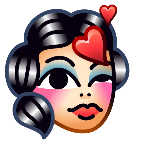 Стикер 4 Tattoo Emoji