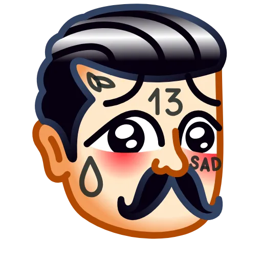 Стикер 33 Tattoo Emoji