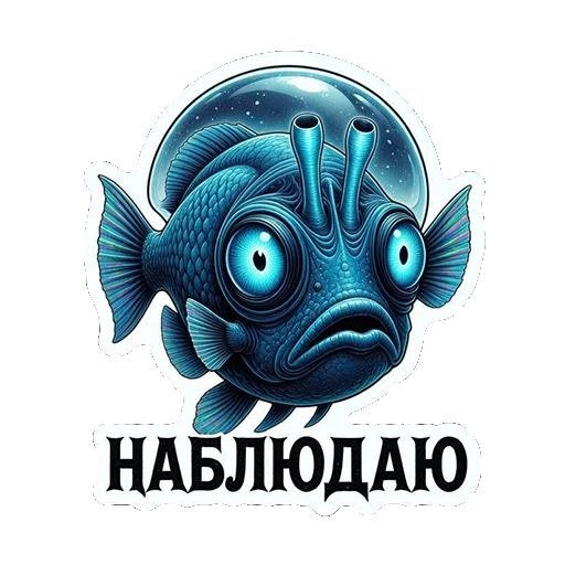 👀 Стикер «ТАЯЩИЕСЯ — ЭТО НЕ ПРО УЖАС, ЭТО ПРО ОБЪЯТИЯ БЕЗДНЫ.» для Telegram