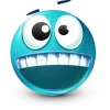 Стикер 31 Teal Face Emoji