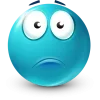 Стикер 37 Teal Face Emoji