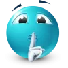 Стикер 52 Teal Face Emoji