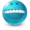 Стикер 13 Teal Face Emoji