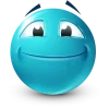 Стикер 56 Teal Face Emoji
