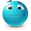 Стикер 3 Teal Face Emoji