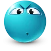 Стикер 28 Teal Face Emoji