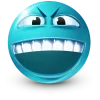 Стикер 33 Teal Face Emoji