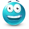 Стикер 39 Teal Face Emoji