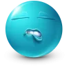 Стикер 9 Teal Face Emoji