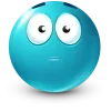 Стикер 10 Teal Face Emoji