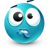 Стикер 35 Teal Face Emoji