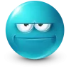 Стикер 24 Teal Face Emoji