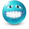 Стикер 7 Teal Face Emoji