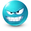 Стикер 27 Teal Face Emoji