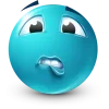 Стикер 32 Teal Face Emoji