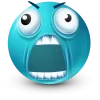Стикер 48 Teal Face Emoji