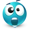 Стикер 22 Teal Face Emoji