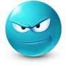 Стикер 12 Teal Face Emoji