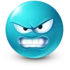 Стикер 36 Teal Face Emoji