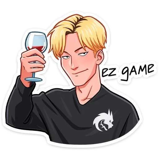 🎮 Стикер «Team Spirit» для Telegram