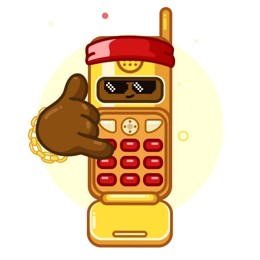 📞 Стикер «Tech Gadget» для Telegram