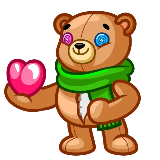 Стикер 13 Teddy Bear