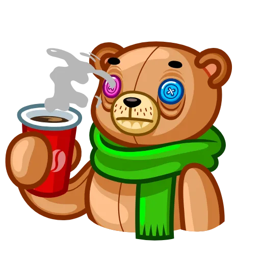 Стикер 19 Teddy Bear
