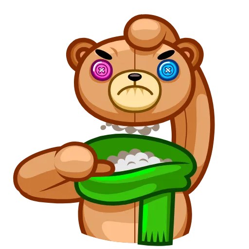 Стикер 10 Teddy Bear