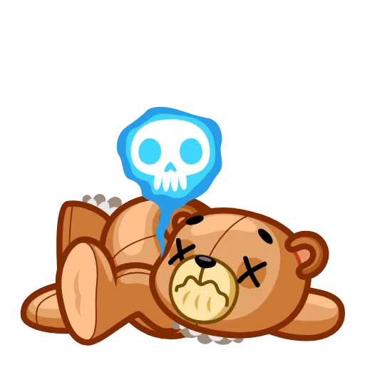 Стикер 18 Teddy Bear