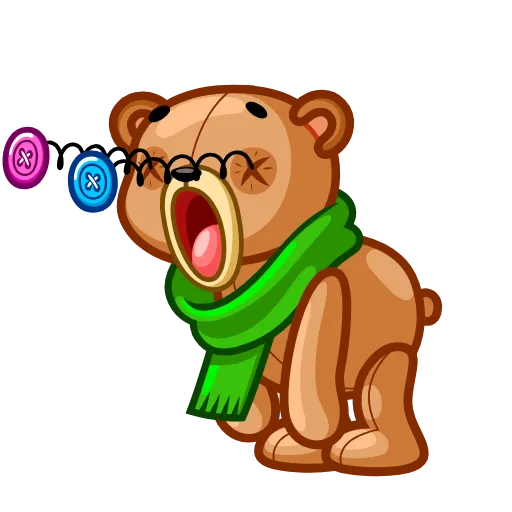 Стикер 3 Teddy Bear