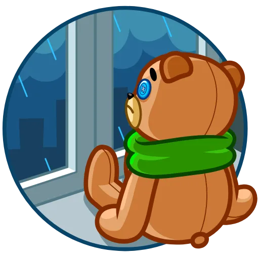 Стикер 7 Teddy Bear
