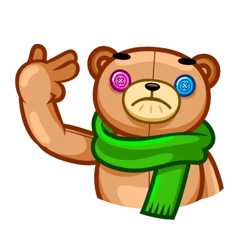 Стикер 12 Teddy Bear
