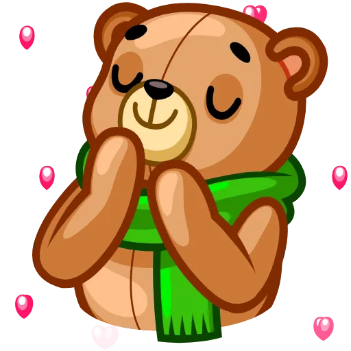 Стикер 16 Teddy Bear