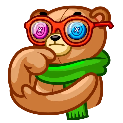 Стикер 8 Teddy Bear